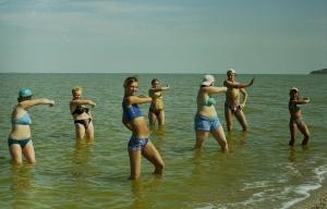 Биогимнастика на  Азовском море