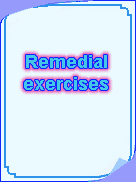 remedial exercises